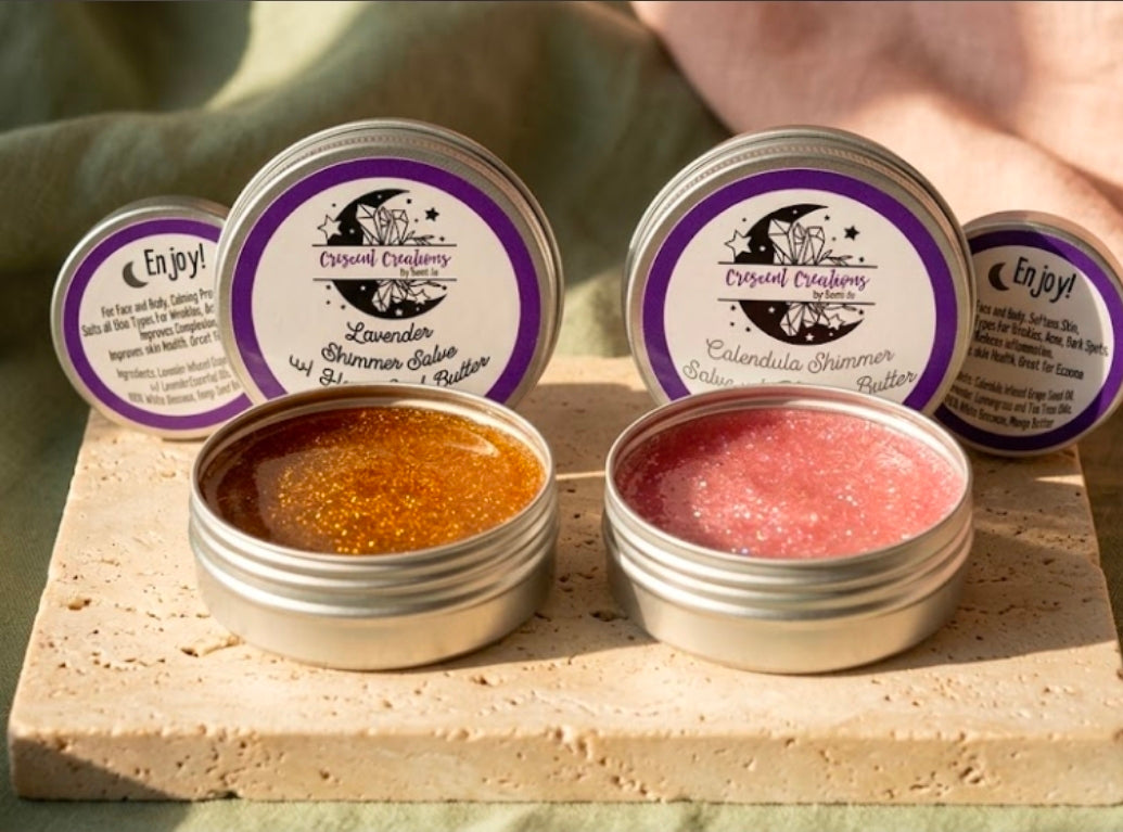 Calendula Shimmer Salve with Mango Butter