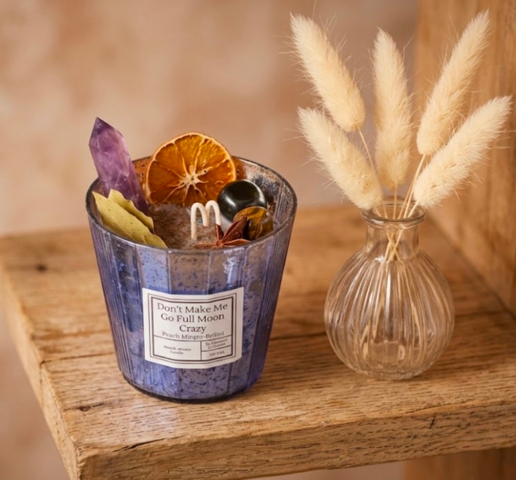 Don't Make me Go Full Moon Crazy candle