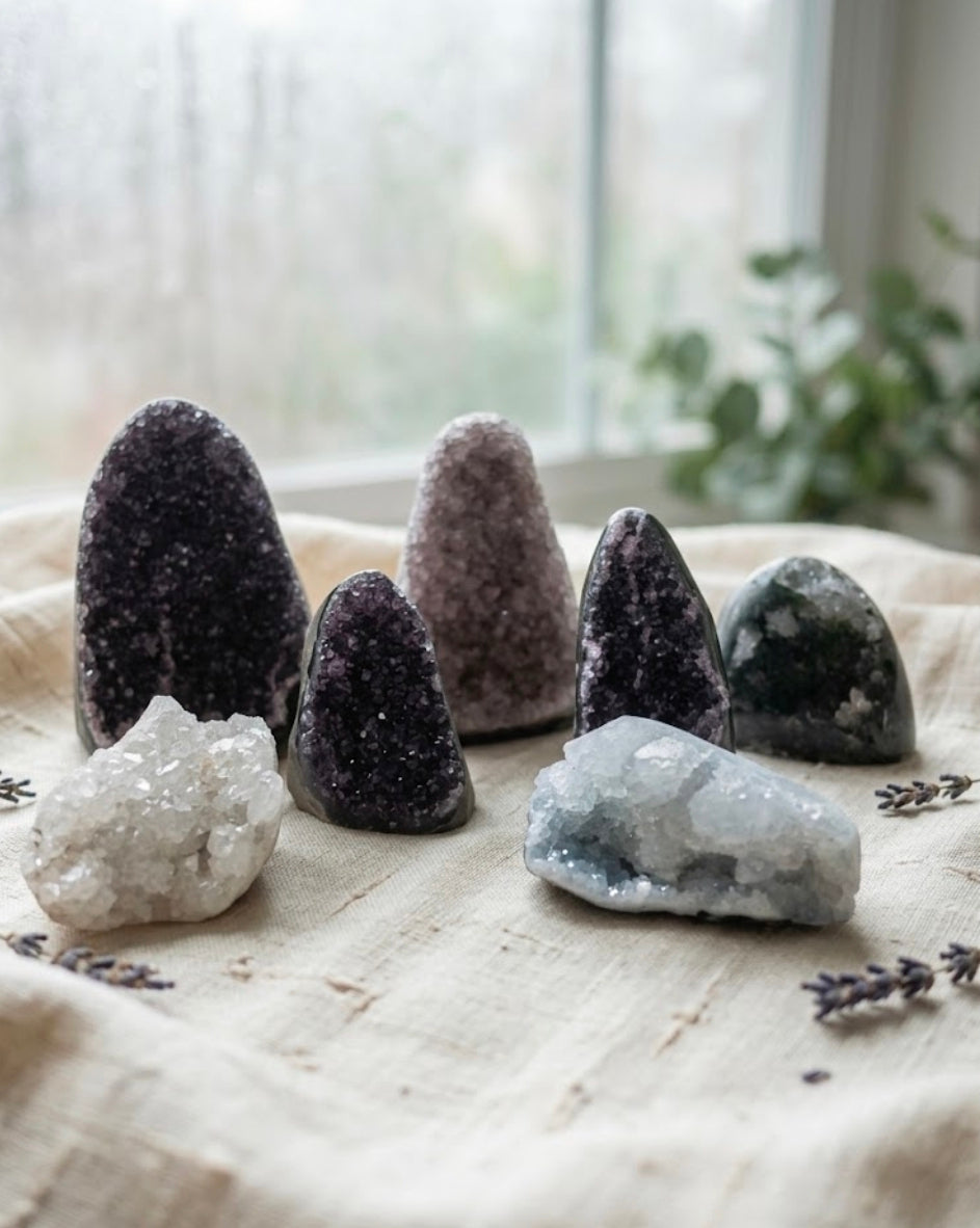 Raw crystals